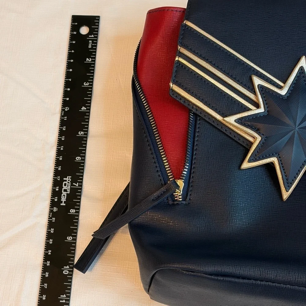 Marvel Captain Navy and Red Star Backpack